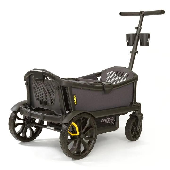 Dametay Poussette pliable - Chariot de plage - Pliable - Avec frein -  Chariot de plage portable - Avec roulement jusqu'a 100