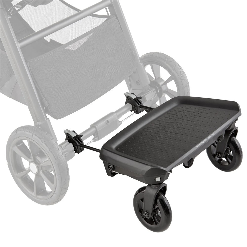 Planche Poussette Universelle 2-en-1 Siège/Roulette – Marchepied Confortable 4 Roues Pour Enfant 3-7 Ans