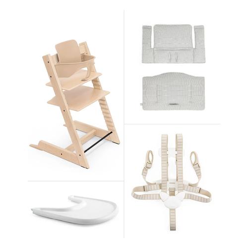 Ensemble pour chaise bébé Stokke Tripp Trapp - naturel