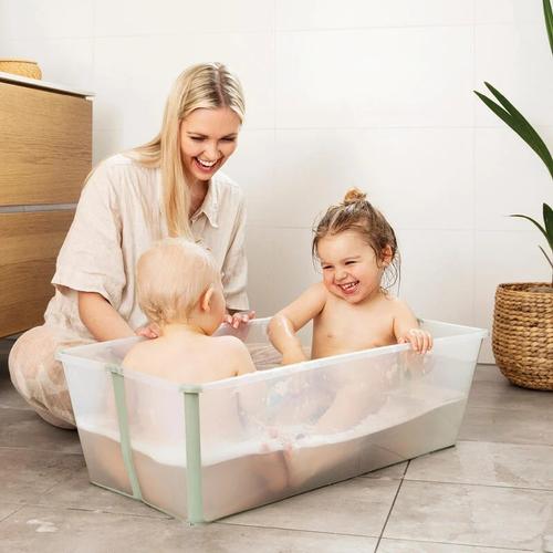 Baignoire Flexi Bath XL - Transparent et Sauge