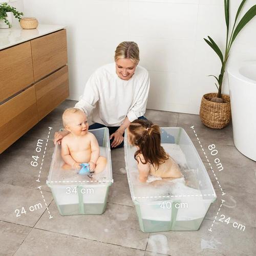 Baignoire Flexi Bath XL - Transparent et Sauge