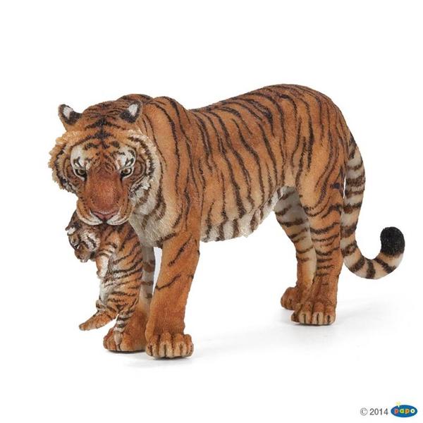 Figurine bébé tigre marchant - animaux sauvages Collecta 88413