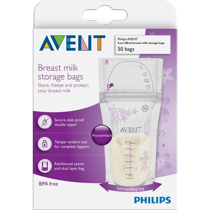 Sachets de conservation du lait maternel Philips Avent