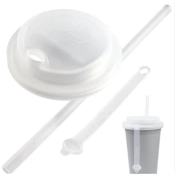 Gobelets en plastique pour enfants de 12 oz avec couvercles et