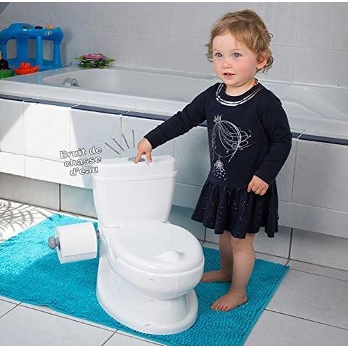 Mini toilette d'apprentissage de la propreté Blanc