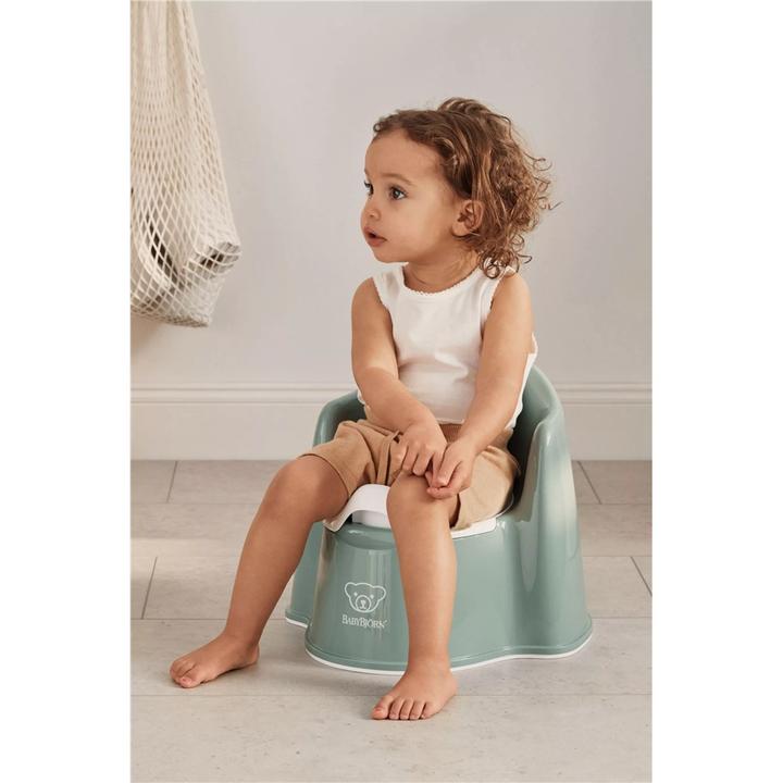 Sun Baby Hippo Pot Pour Enfants 18-36 Mois Jusqu'à 15 Kg Bleu, Caoutchouc Dents De L'animal Et Oreilles, Insert Amovible - Puériculture & Eveil Bébé