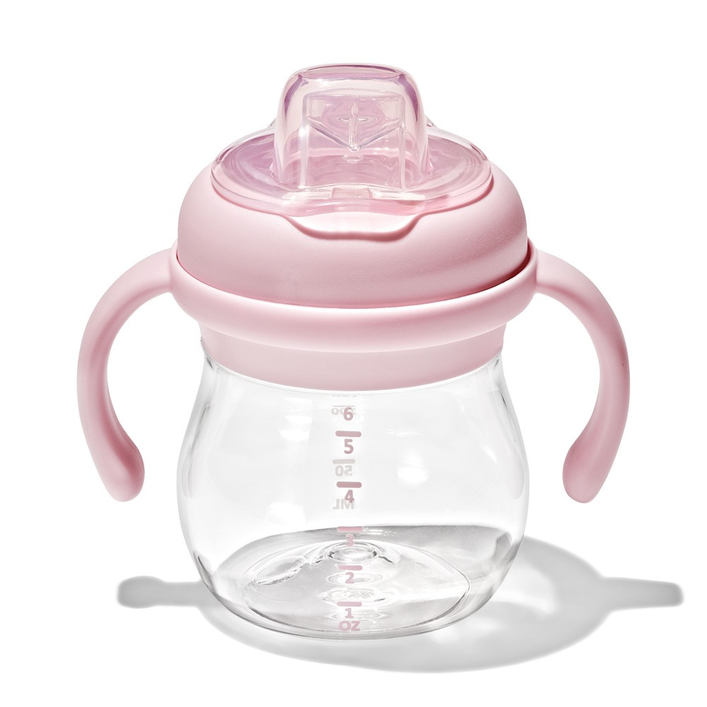 Oxo Tot - Piatto per pappe con divisorio, colore: Lampone