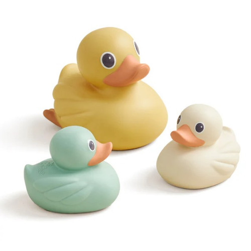 Lot De 3 Canetons Jaunes Flottants Plastique - Décoration Étang Piscine Jardin