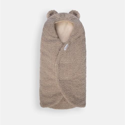 Extension Manteau Portage Bébé MijaCulture Housse De Transport M025 Teddy - Housse Universelle Pour Porte- Bébé, écharpe Et Cape - Couverture Chaude Pour Bébé (gris/rose Couverture Portage Bebe
