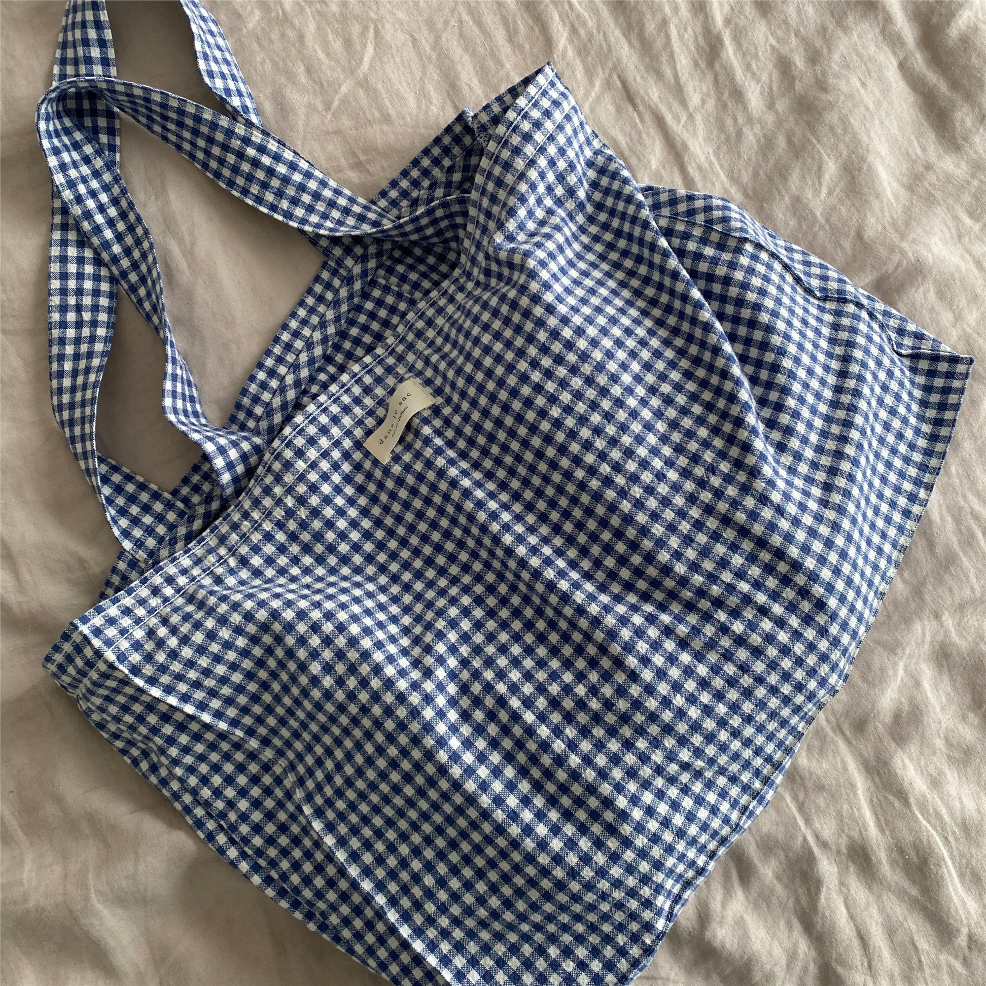Sac Fourre-tout En Liège Et Tissu Bleu La Havane - Neuf Sans étiquette - Tendance écoresponsable