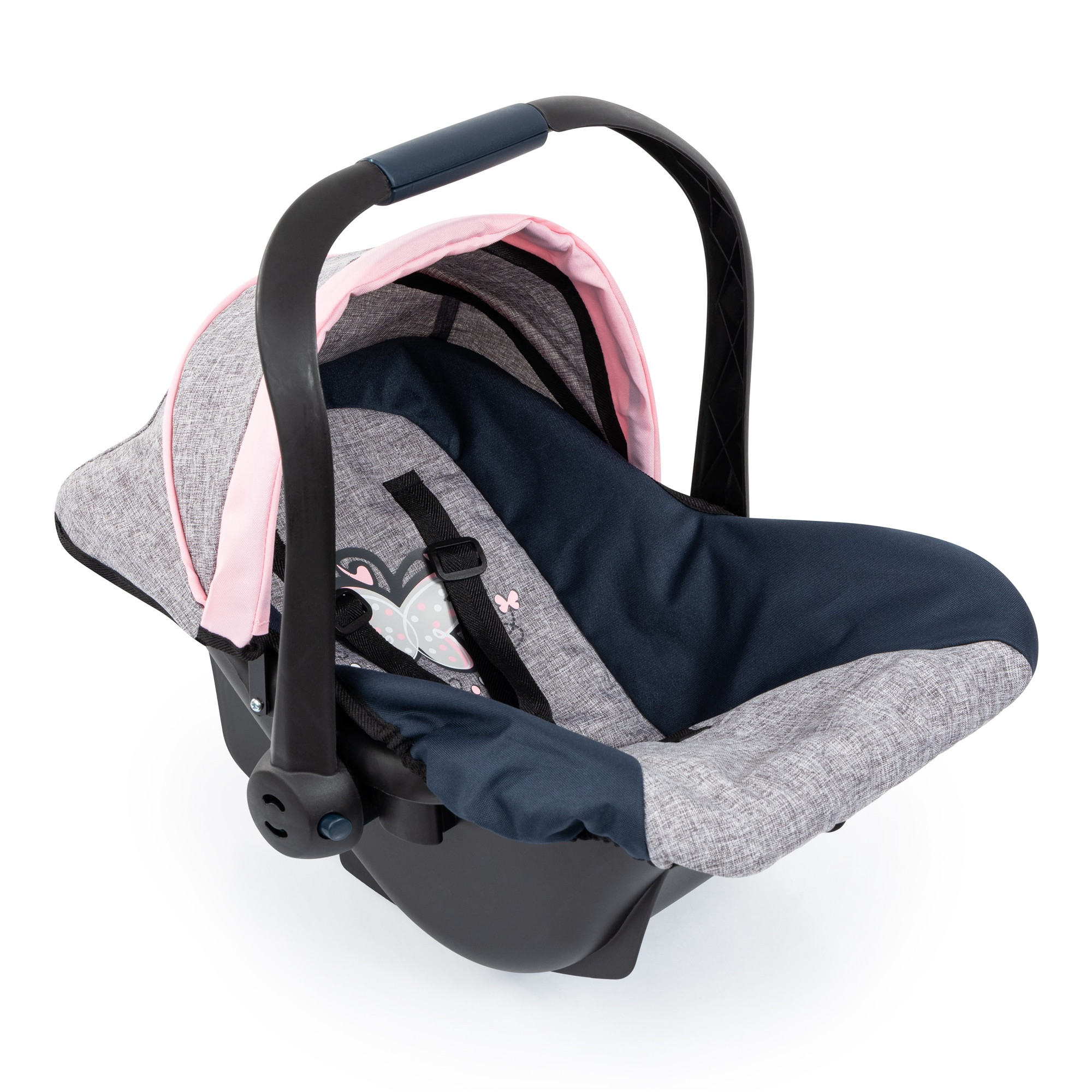 Siège Auto Miniature Pour Poupées - Canapé Rose En Peluche Avec Ceinture De Sécurité - Décoration Pour Grille D'aération De Voiture Ou Bureau - Idée Cadeau Mignon