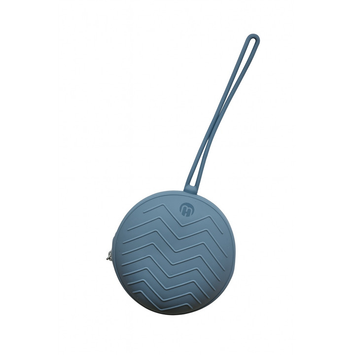DAWRIS 2 Boite a Tetine Bebe Silicone, Sucette Sans BPA Accessoires pour Bébé, Étui pour Sucette portable en Silicone, Peut contenir 3 Sucettes, Anse Flexible, Bleu et Vert