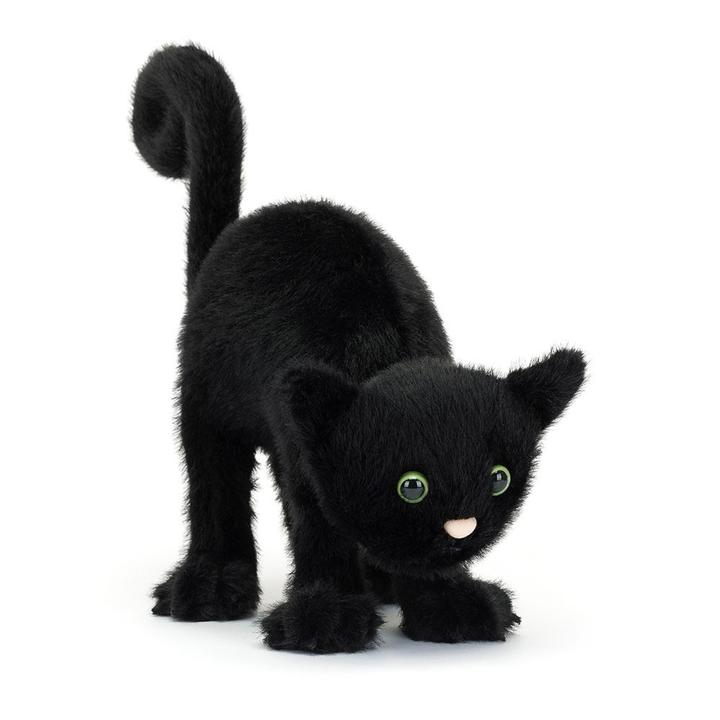 Halloween Plush Spookipaws Cat – Black Cat Fortune Plush black cat
