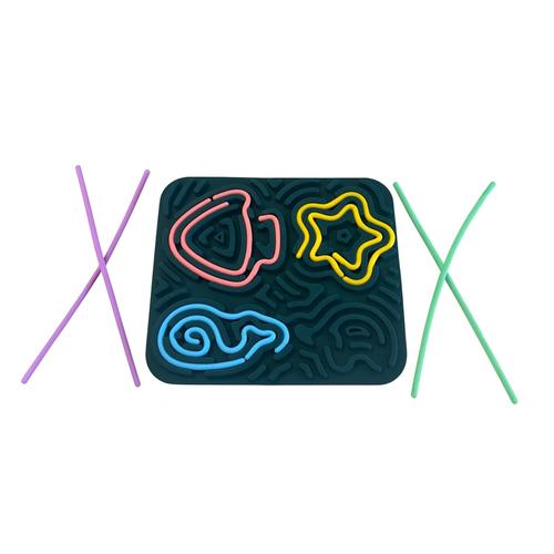 Jouet Sensoriel Flexhetti En Silicone Pour Bébés 18 Mois+ - Créativité Et Motricité Fine
