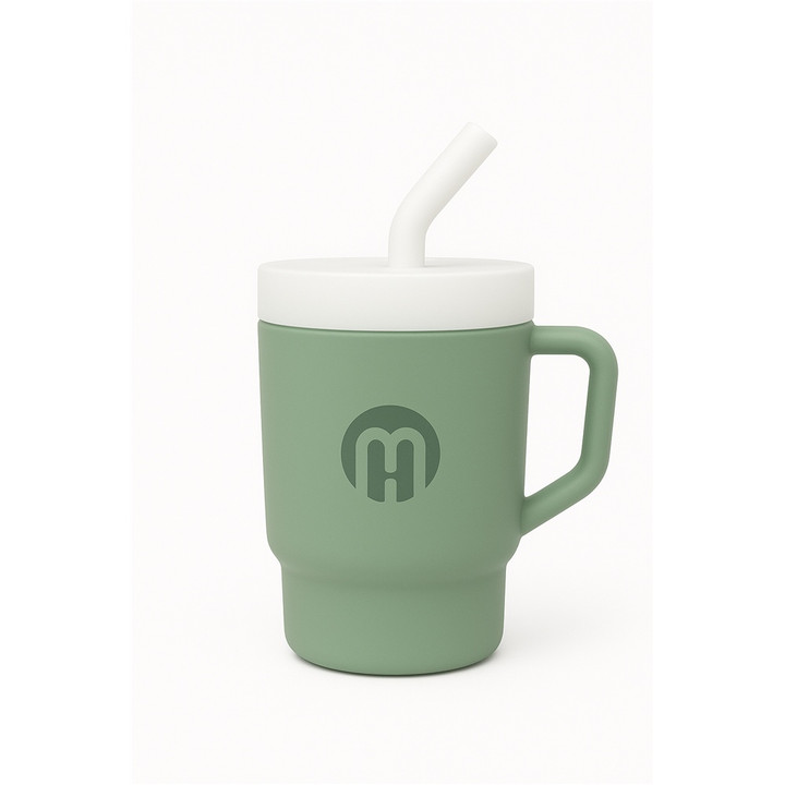 Acier Inoxydable Tasse à Maté, 360 ml Set de Gobelets à Maté, Réutilisable Gobelet à Maté Moderne, avec Éponge Brosse de Nettoyage et Paille à Maté, Pour Vin Rouge, Thé, Cola(Noir