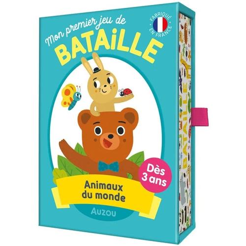 Jeu - Mon premier jeu de Bataille - Animaux du monde | Minis Humains
