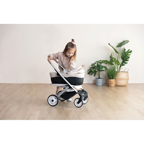 Poussette 3 En 1 Pour Poupon 36-42 Cm - Landau, Nacelle Et Poussette - Style Cybex