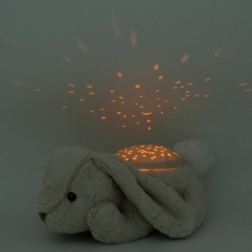 Twilight Buddies – Lapin projecteur d'étoiles apaisant pour