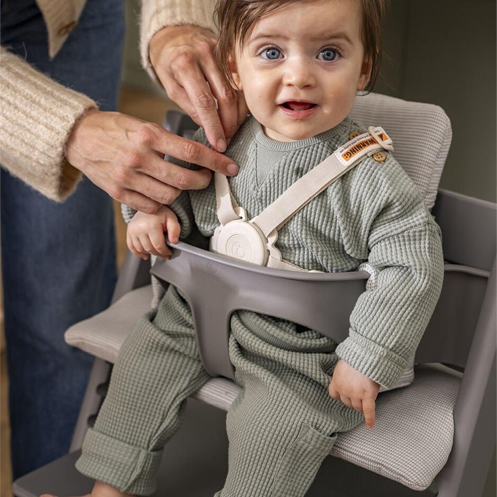 Kadem® Coussin D'assise 100 % Coton Bio - Classic - 2 Pièces - Convient Pour Chaise Haute Stokke