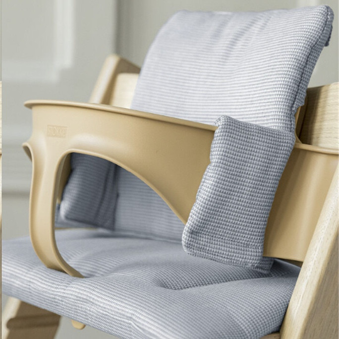 Coussin D'assise Pour Chaise Haute Stokke Tripp Trapp - Coton Bio, Antidérapant, Lavable Machine - Marguerite