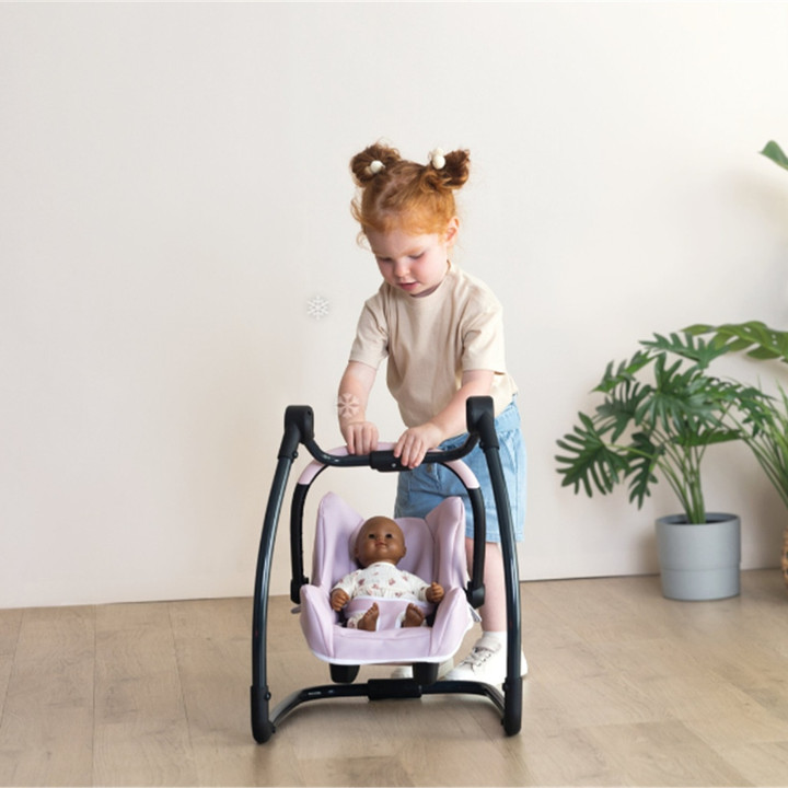 Chaise de salle à manger avec accoudoirs Gary Chenille beige | Leroy Merlin