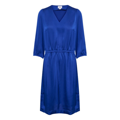 Robe Fluide Bleu Pâle M&S - Taille 8, Sans Manches, Neuve Avec étiquette, Longueur 40 Pouces