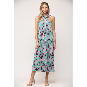 Robe Sans Manches BCBG Max Azria - Couleur Goldenrod Combo - Taille 12 - Neuf Avec étiquettes