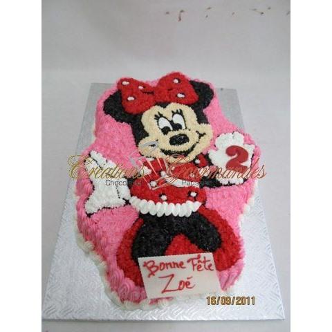 Gâteau Minnie Mouse 0324 15 personnes