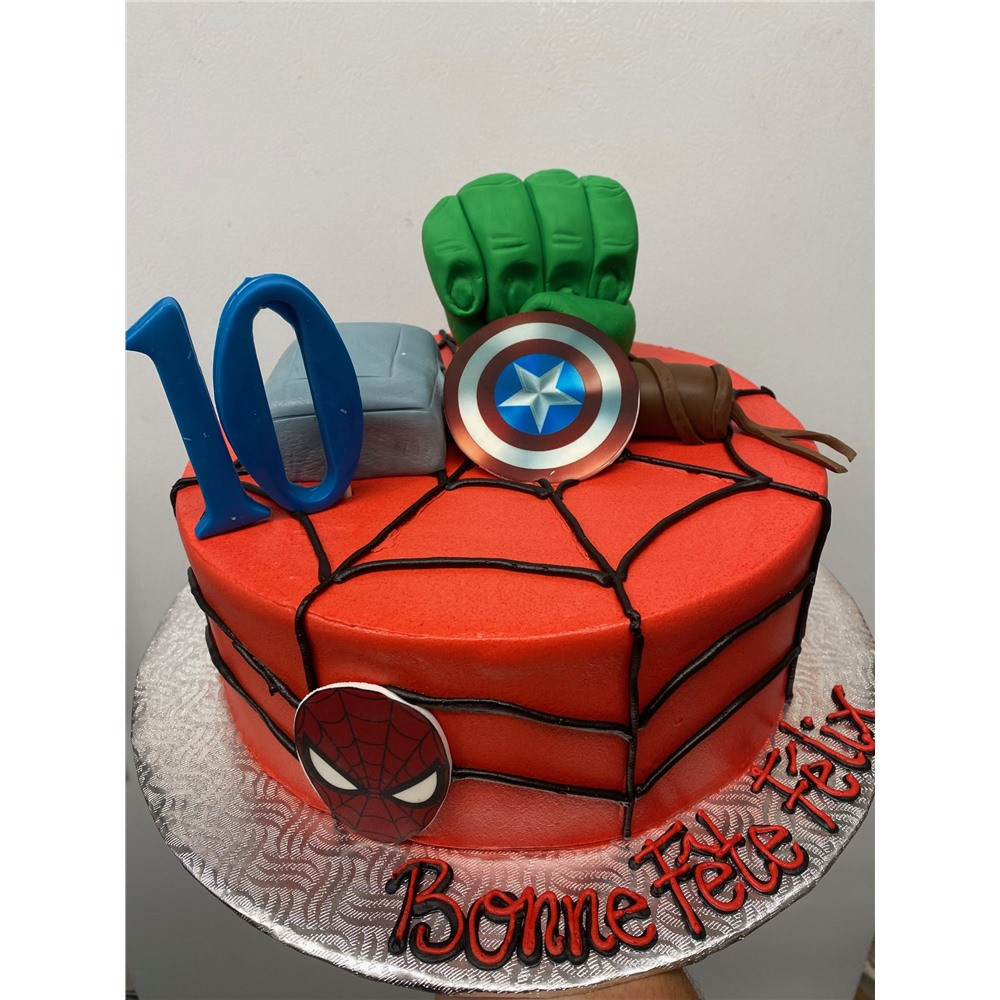 Jouet Décoration Enfant Figurine Iron Man Marvel – Décoration Pour Gâteau Anniversaire Enfants, Cake Topper Avengers En PVC Alimentaire