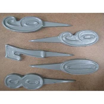 Décoration Gâteau Chiffres Lettres Lot De 6 Moules à Chocolat En Silicone - Chiffres, Lettres, Cœurs Et 'Joyeux Anniversaire' - Pâtisserie Créative Moules Chocolat