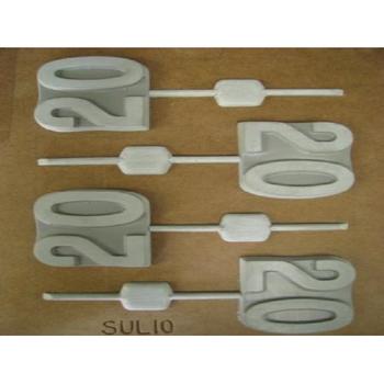 Moules En Silicone Pour Chocolats, Lettres Et Chiffres - Lot De 6, Résistants Au Four Et Congélateur - Idéal Décoration Gâteaux