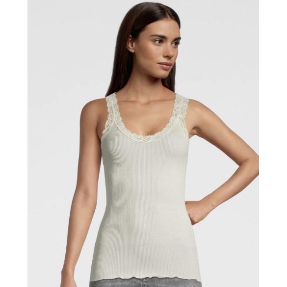 Gilet Coton Fil D'Ecosse Et Dentelle Chantilly OSCALITO |Lingerie Sipp