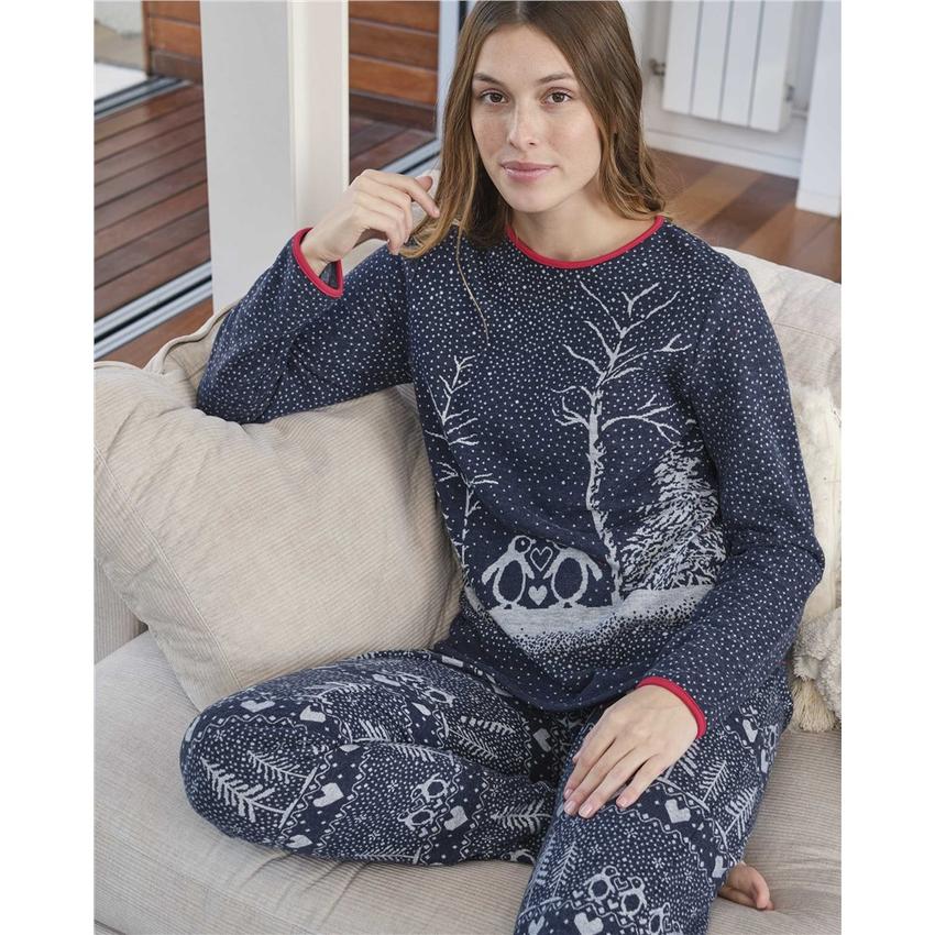 Pyjama Warm Snow Marine XL