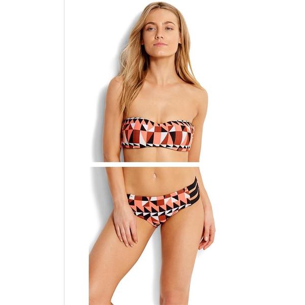 SEAFOLLY Bikini Jagged Geo Ambre 8 SEA30993 183 Boutique Femina