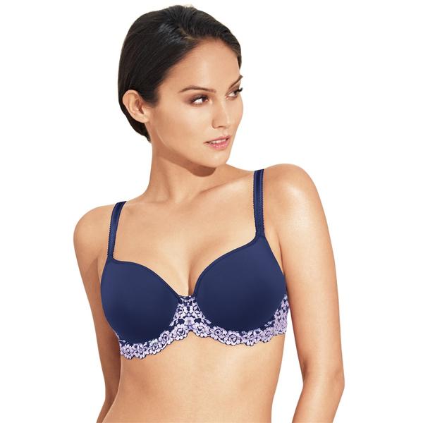 WACOAL - Soutien-gorge 'Embrace Lace Contour' Lavande/Twilight blue DD 32  WAC853191