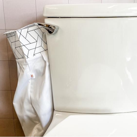 12 rouleaux de papier de toilette réutilisable noirs – Bateau bateau