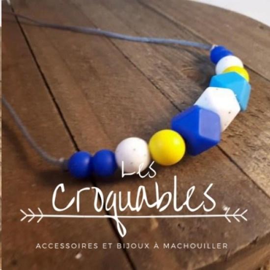 Les Croquables - Collier de silicone pour enfant - Framboise