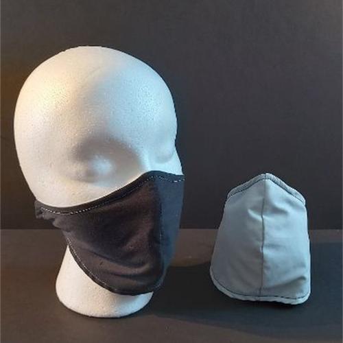 MASQUE & MOI - Masque de protection Noir/Bleu pince aux nez Forme