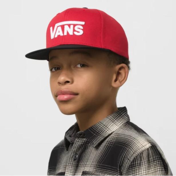 Casquette vans rouge on sale