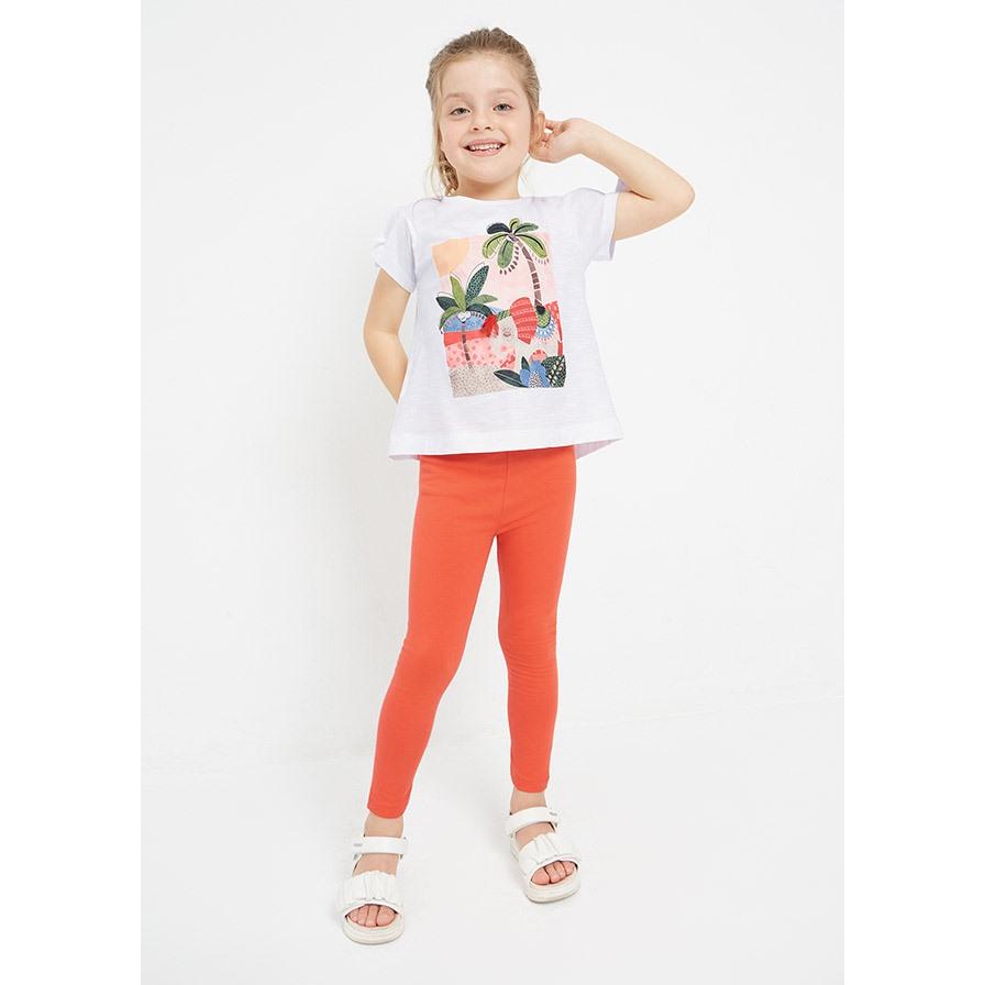 Mayoral Ens. tunique et legging Orange 5 Ans 3783