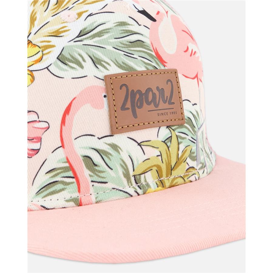 Casquette vans shop flamant rose