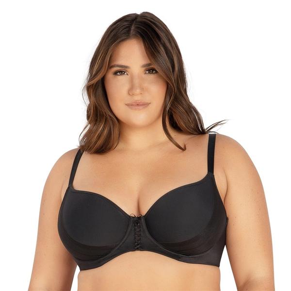 Full Figure Figure Types in 34DD Bra Size DD Cup Sizes by Parfait Multi  Section Cups, Seamless and T-Shirt Bras