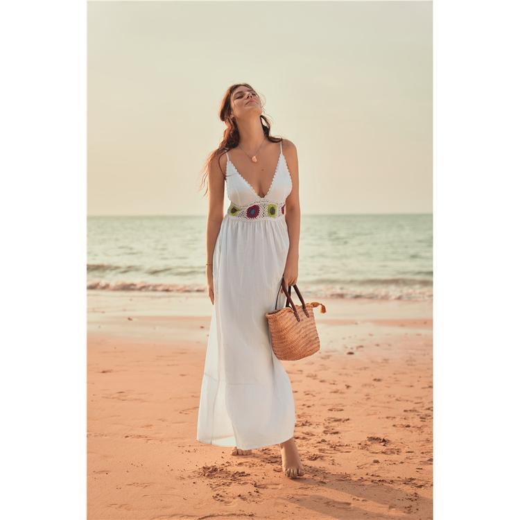 Beach dress Blanc S