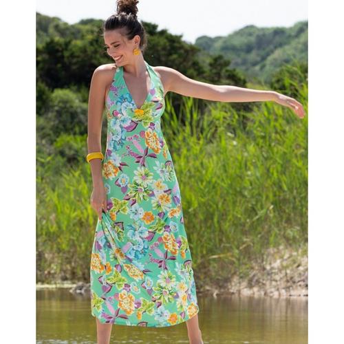 Robe de plage La feminissima Vert L