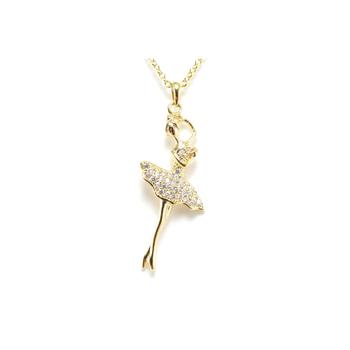 Chaîne et pendentif Danseuse balai