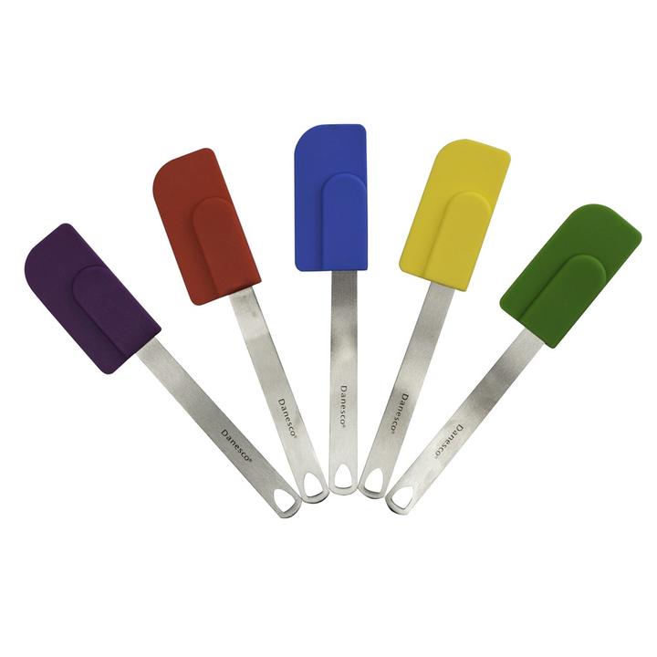 Danesco Tools and Gadgets - Mini spatule en silicone et inox (à l'unité)