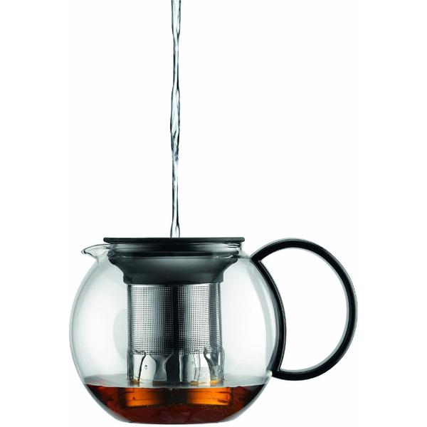 BODUM - Théière avec filtre en inox Assam noir 1 L