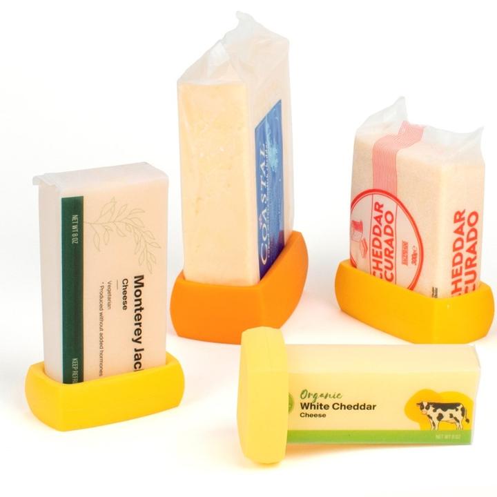 Food Huggers - Couvercles réutilisables en silicone pour fromages