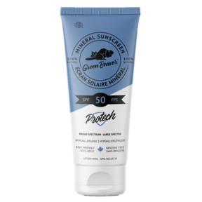 Écran solaire en crème