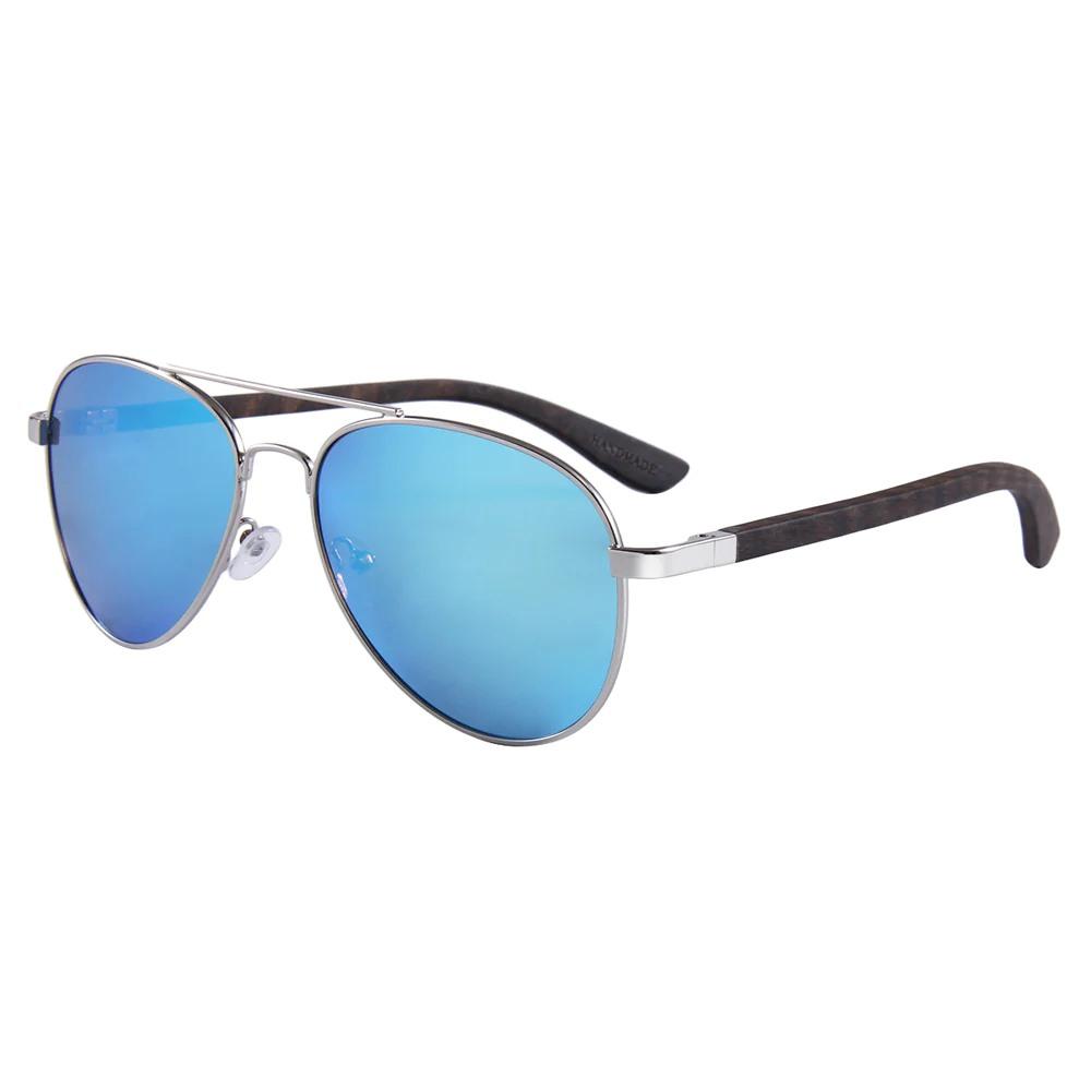 Kuma - Lunettes soleil polarisées HAWAÏ Bleue Miroir